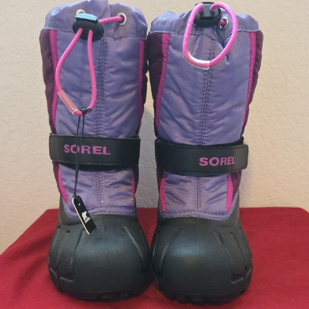 Sorel Kids' Purple and Pink Snow Boots